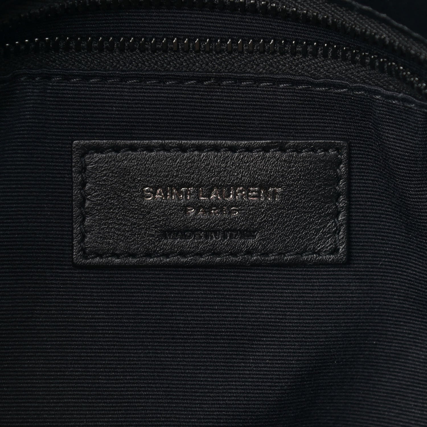 Saint Laurent Lambskin Quilted Small Loulou Puffer Monogram Chain Satchel Black 6 of 10