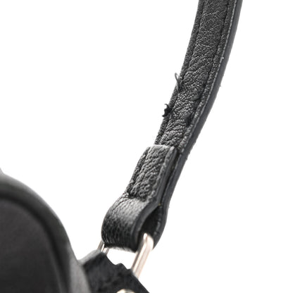 Saint Laurent Lambskin Monogram Embossed Small Lou Camera Bag Black 11 of 11