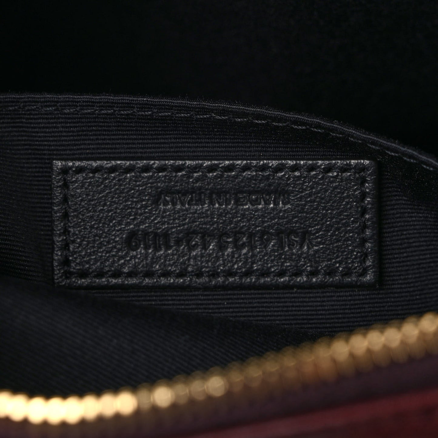 Lambskin Monogram Lou Camera Bag Burgundy