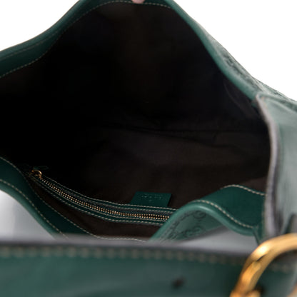 Gucci Guccissima Medium Jackie O Bouvier Hobo Green 4 of 5