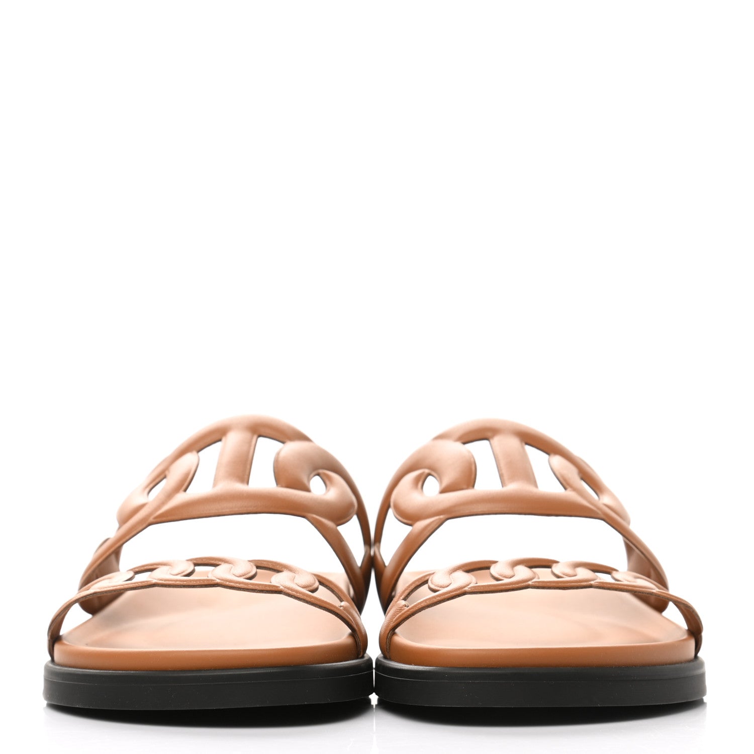 Hermes Nappa Extra Sandals 39 Gold 2 of 8