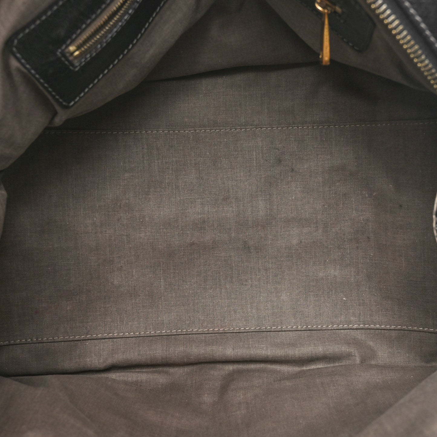 Lacquered Lambskin Quilted Satchel Black