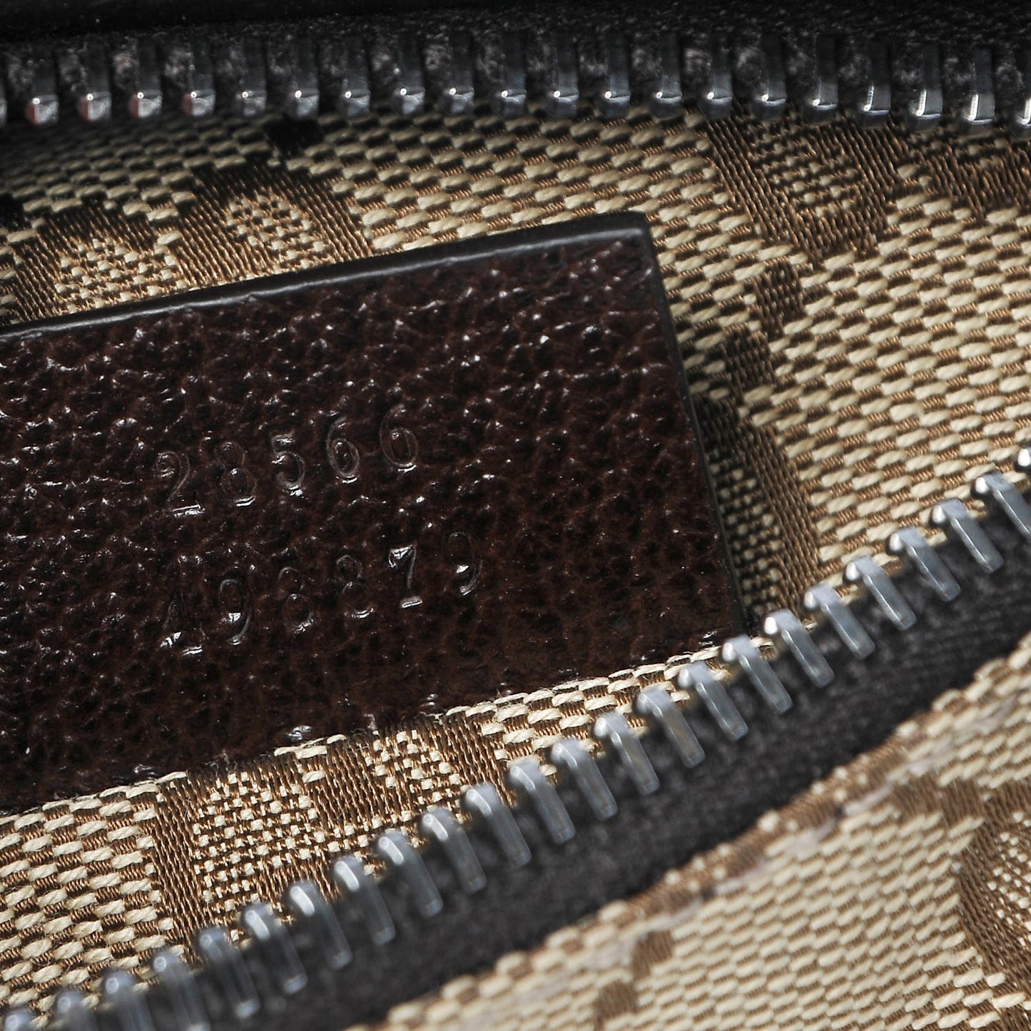 Monogram Web Belt Bag Dark Brown