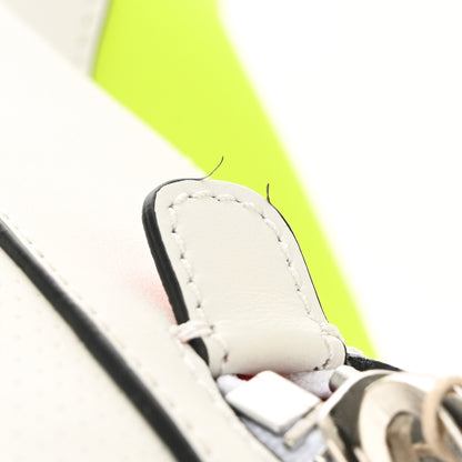 Christian Louboutin Calfskin Explorafunk Backpack Bianco Fluo Yellow 10 of 10