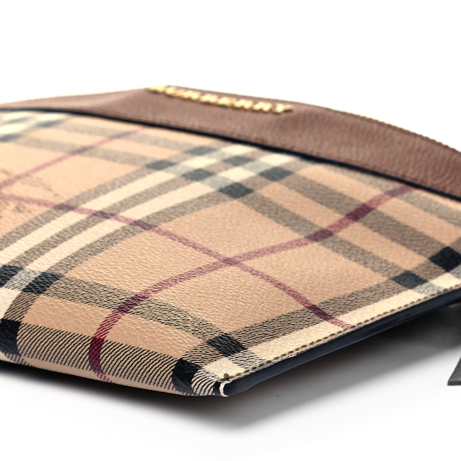 Burberry Haymarket Check Derby Peyton Crossbody Clutch Bag 8 of 8