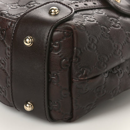 Gucci Guccissima Small Pelham Shoulder Bag Chocolate 9 of 10