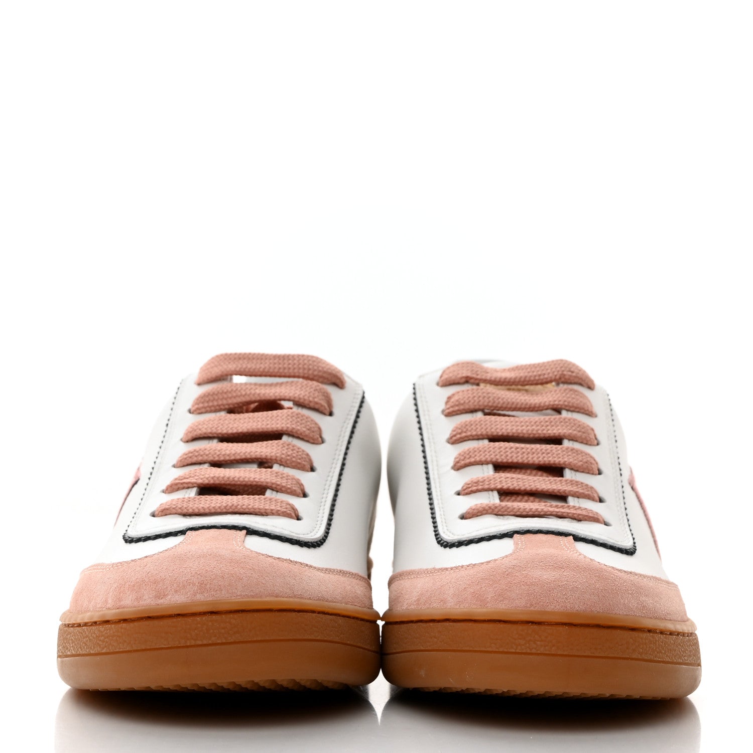 Louis Vuitton Calfskin Frontrow Sneakers 36 Rose Clair 2 of 9