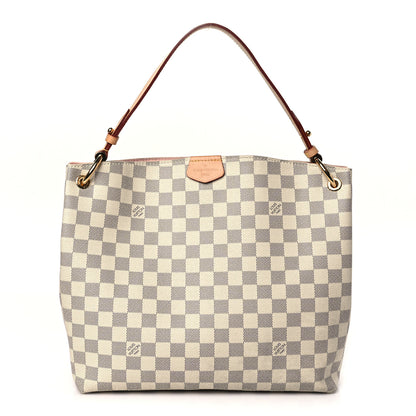 Louis Vuitton Damier Azur Graceful PM Rose Ballerine 1 of 9