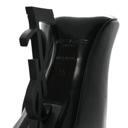 Saint Laurent Nappa Vendome Opyum Ankle Boots 36 Black 8 of 11