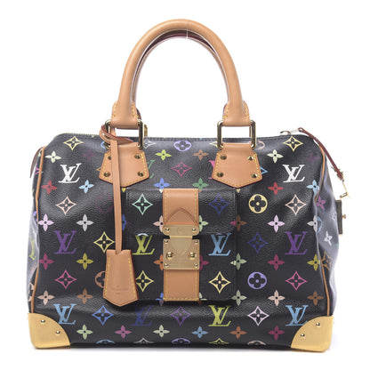 Louis Vuitton Monogram Multicolor Speedy 30 Black 1 of 9
