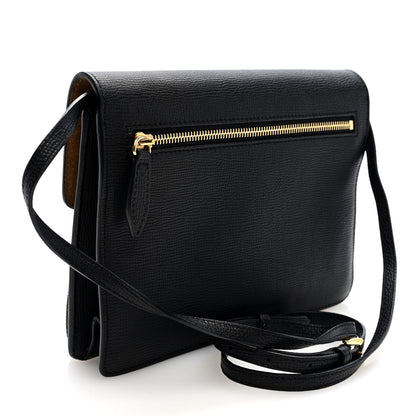 Burberry Derby Calfskin House Check Small Macken Crossbody Bag Black 3 of 10