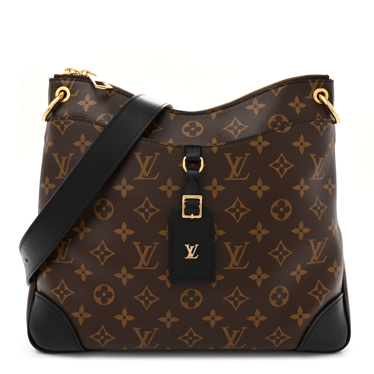 Louis Vuitton Monogram Odeon MM Black 1 of 12