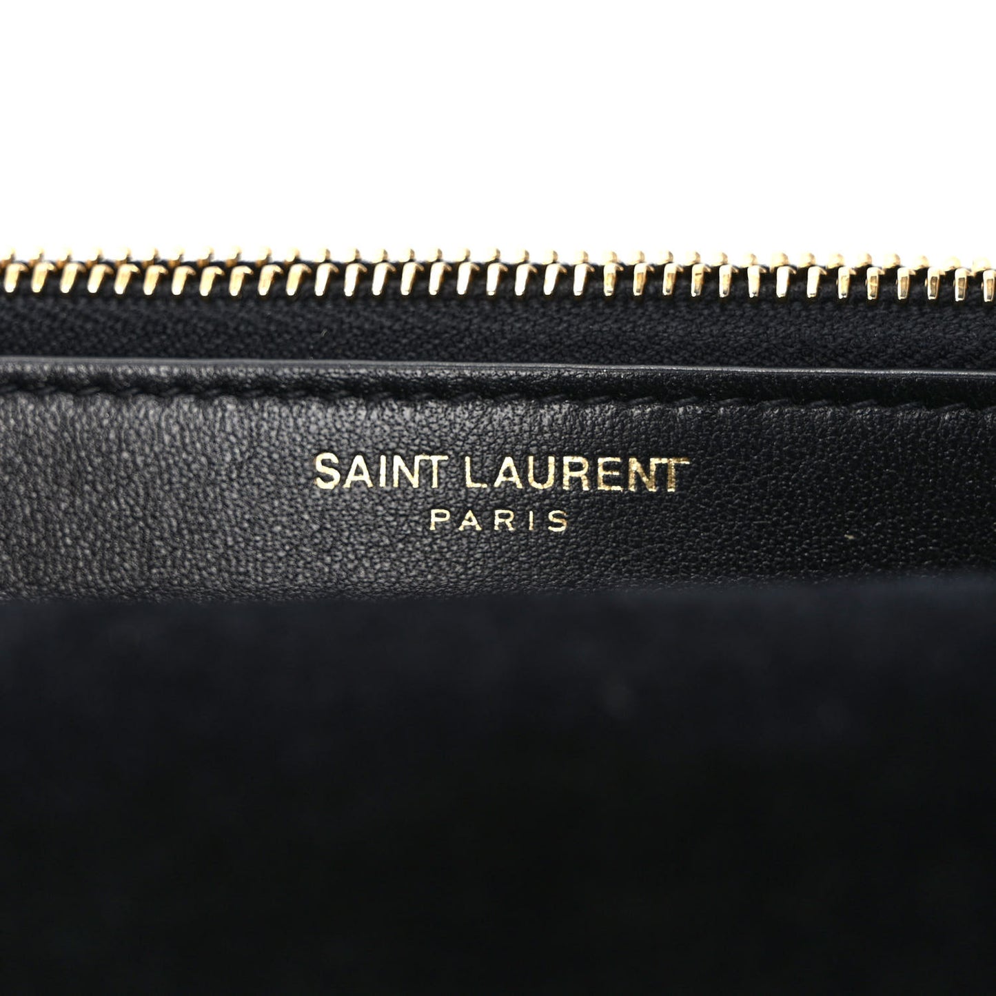 Metallic Calfskin Classic Monogram Kate Tassel Chain Wallet Red
