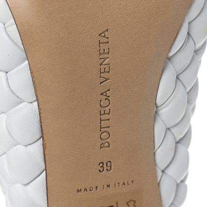 Bottega Veneta Nappa Padded Intreccio The Curve Sandals 39 Optic White 7 of 8
