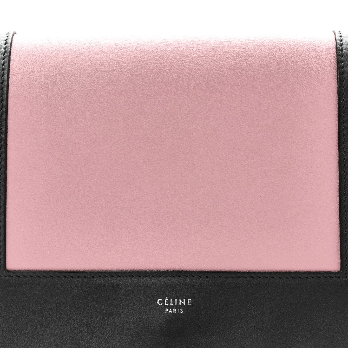 Shiny Smooth Calfskin Medium Frame Shoulder Bag Liquorice Antique Rose