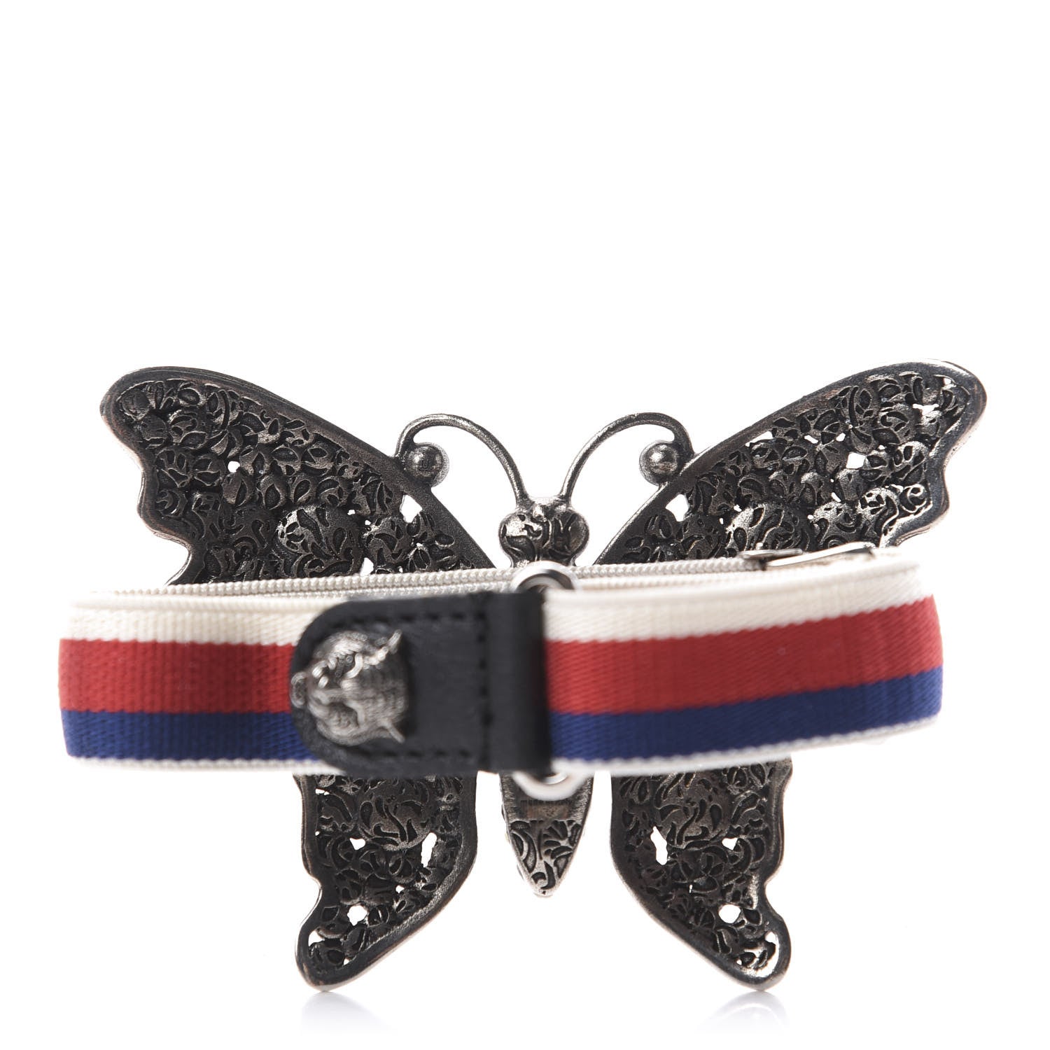 Gucci Web Crystal Butterfly Bracelet 3 of 5