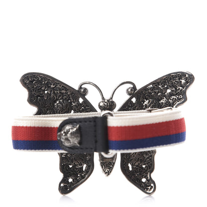 Gucci Web Crystal Butterfly Bracelet 3 of 5
