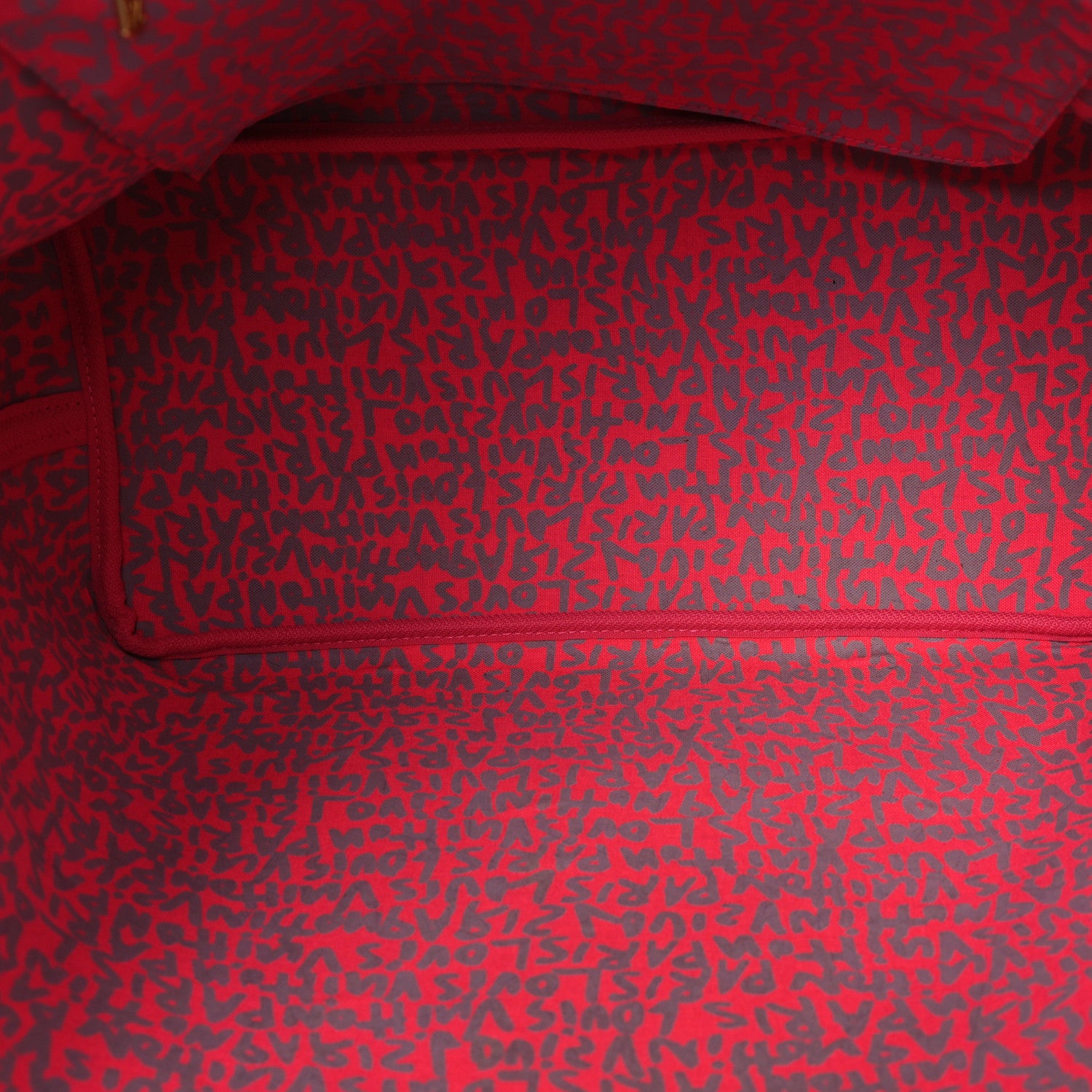Louis Vuitton Monogram Graffiti Neverfull GM Fuchsia 5 of 12