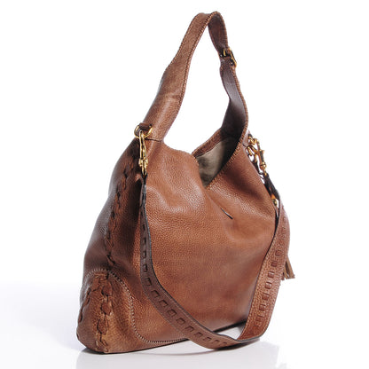 Gucci Leather Large New Jackie Shoulder Bag Maple Brown 3 of 7