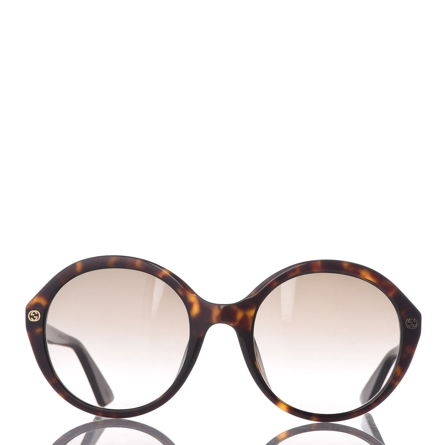 Acetate Round Sunglasses GG 0023S Tortoise