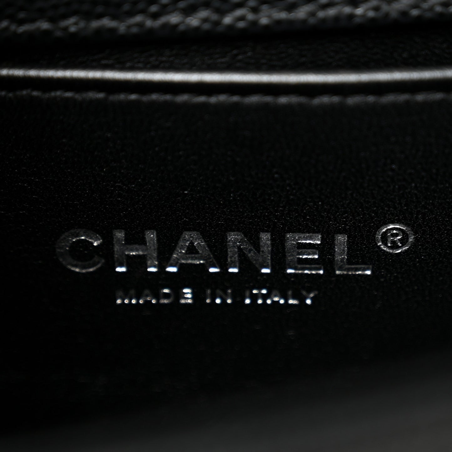 Caviar Quilted Small Boy Flap Black