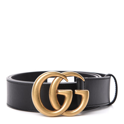 Gucci Calfskin Double G 40mm Belt 90 36 Black 1 of 6