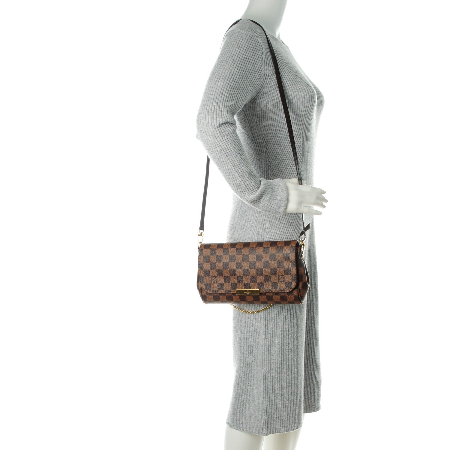 Louis Vuitton Damier Ebene Favorite MM 2 of 8