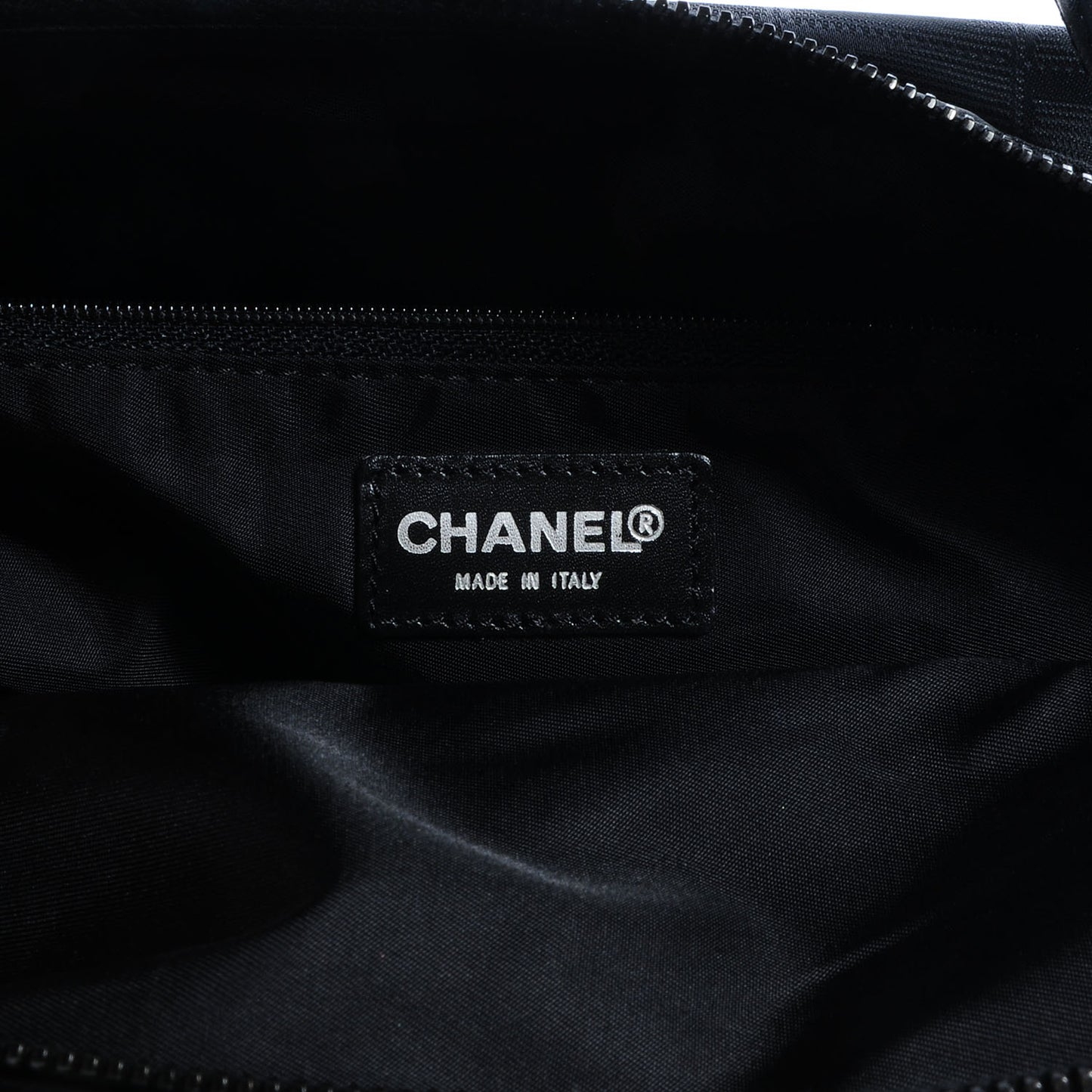 Nylon Travel Duffel Bag Black
