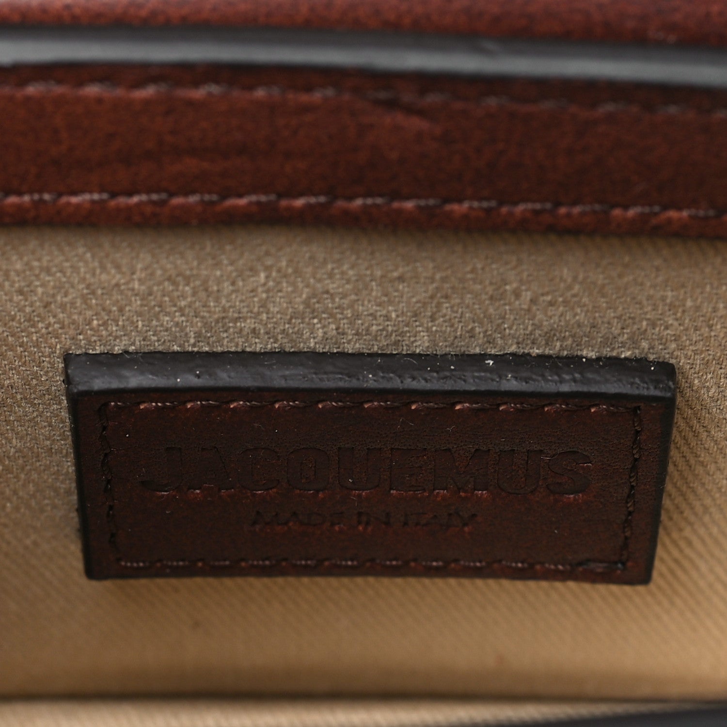Jacquemus Smooth Calfskin Le Chiquito Dark Brown 6 of 9