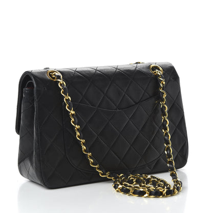 Chanel Lambskin Quilted Small Double Flap Black 2 of 11