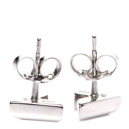 Louis Vuitton Essential V Stud Earrings Silver 6 of 6