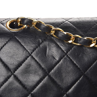 Chanel Lambskin Quilted Small Double Flap Black 10 of 12