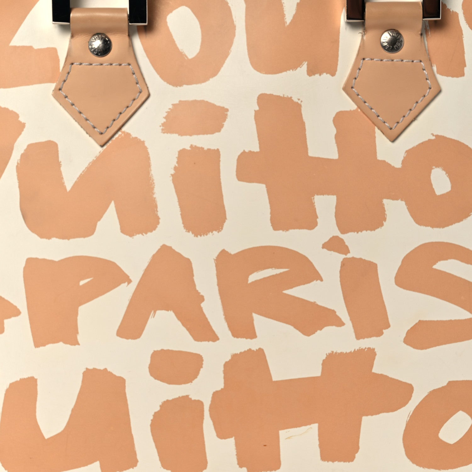 Louis Vuitton Graffiti Alma MM Peach 7 of 18