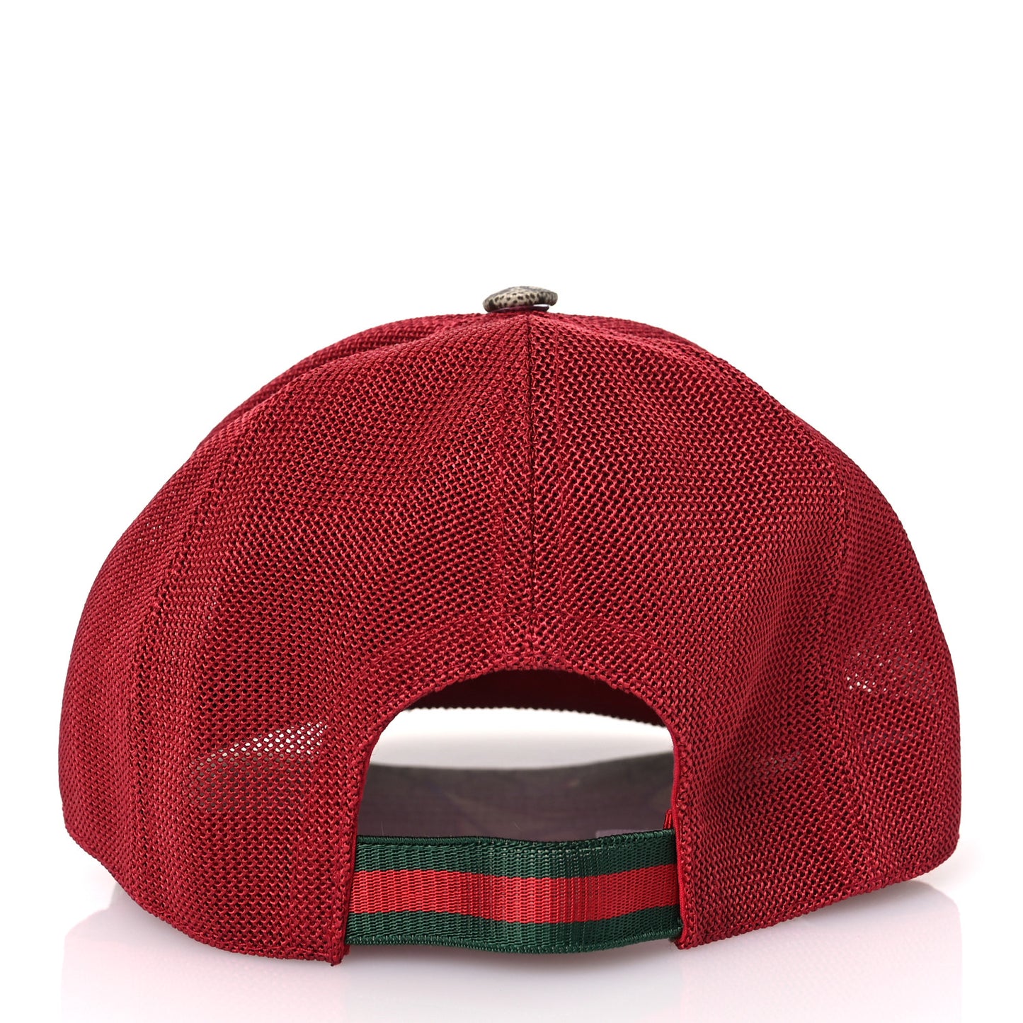 GG Supreme Monogram Childrens Space Print Baseball Hat Red