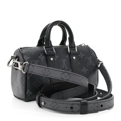 Louis Vuitton Reverse Monogram Eclipse Keepall XS Black 3 of 7
