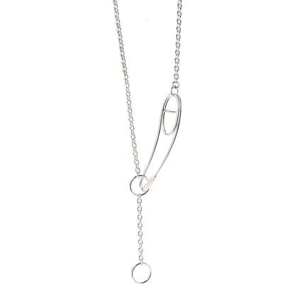Hermes Sterling Silver Chaine d'Ancre Punk Long Necklace 1 of 7