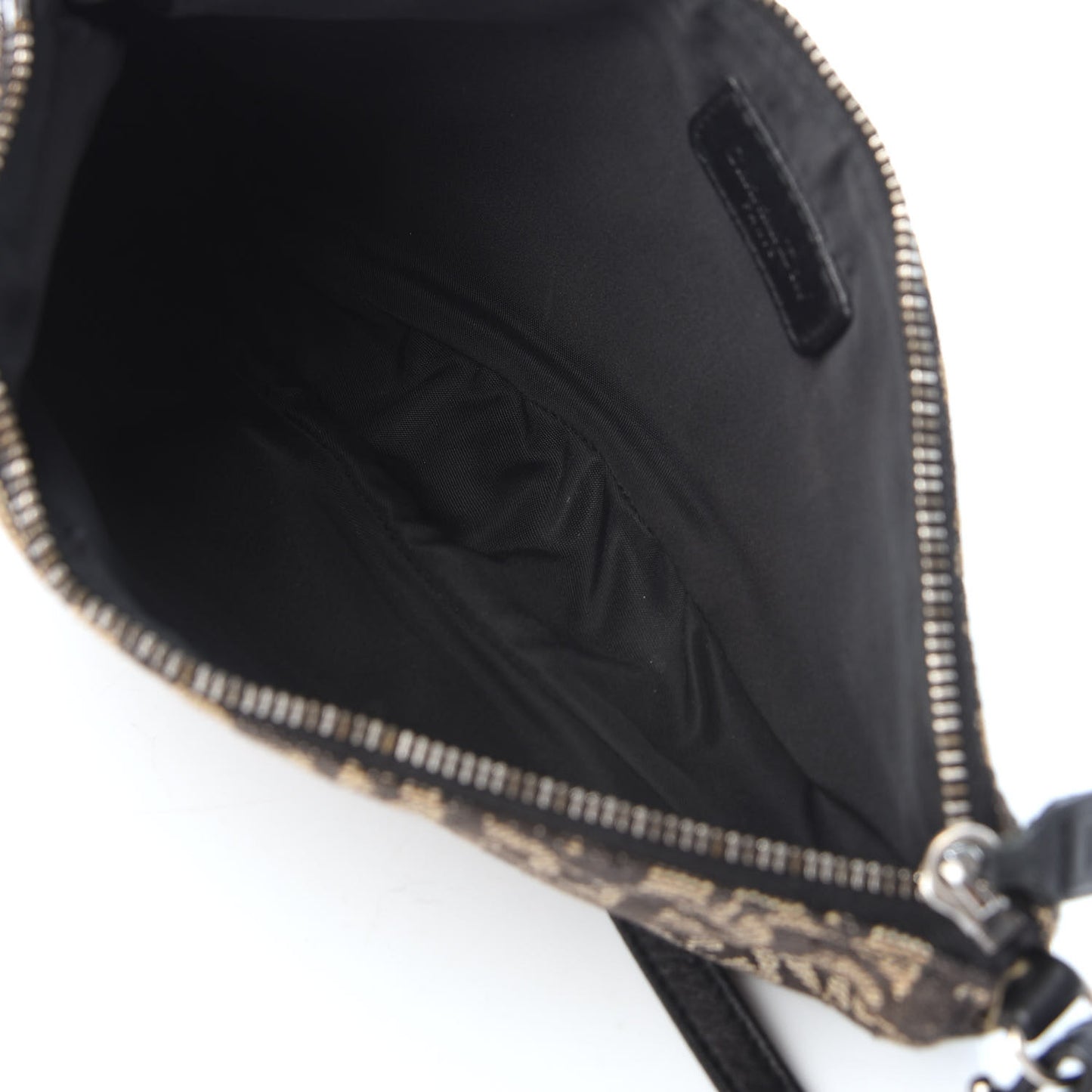 Monogram Mini Saddle Pochette Black