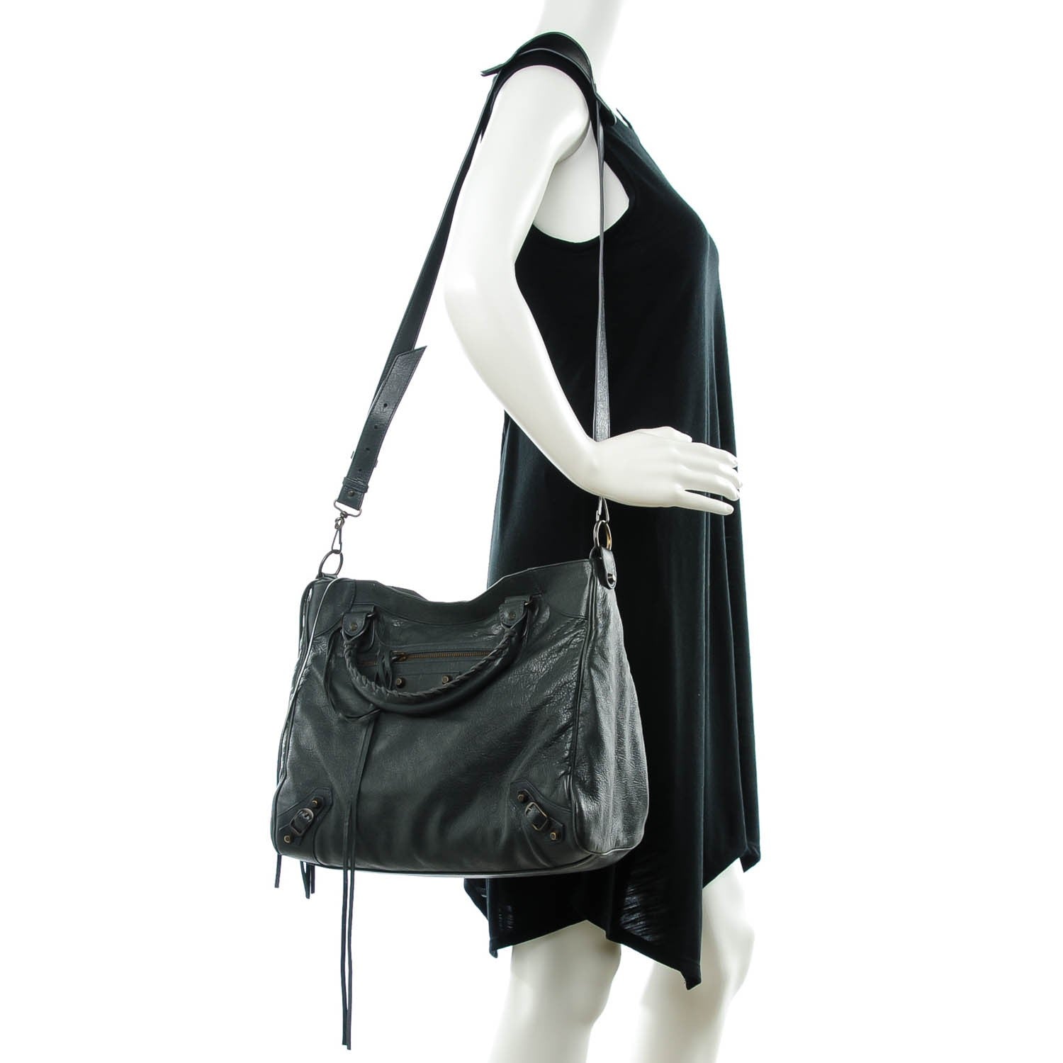 Balenciaga Agneau Classic Hardware Velo Anthracite 2 of 8