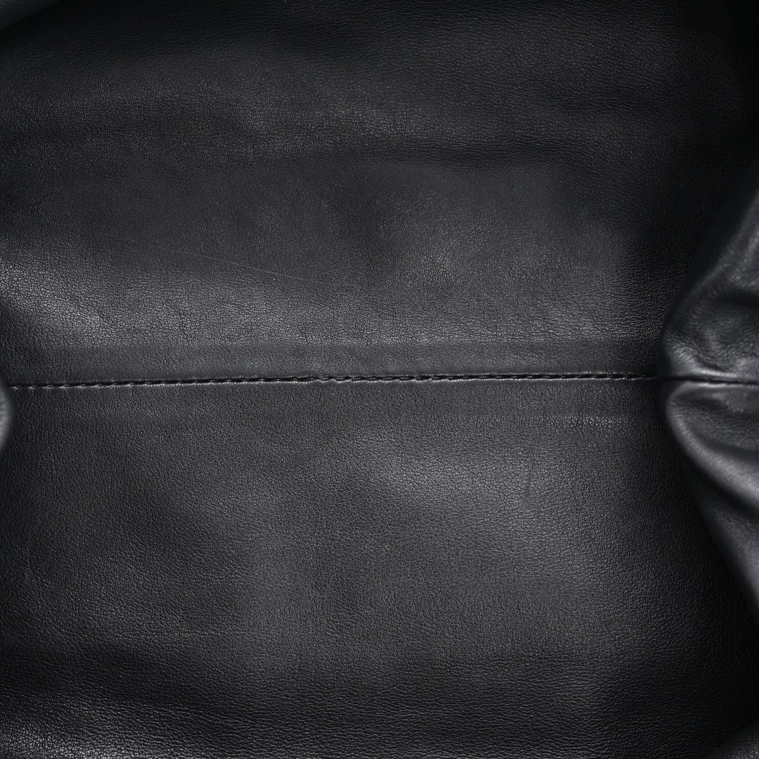 Bottega Veneta Smooth Butter Calf The Pouch Oversized Clutch Black 5 of 12