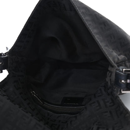 Fendi Zucchino Mama Baguette Black 4 of 9
