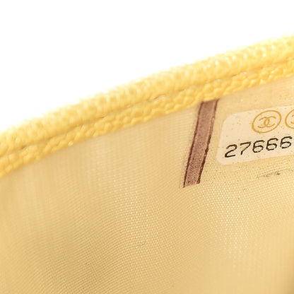 Chanel Iridescent Caviar Quilted Card Holder Yellow 8 of 9