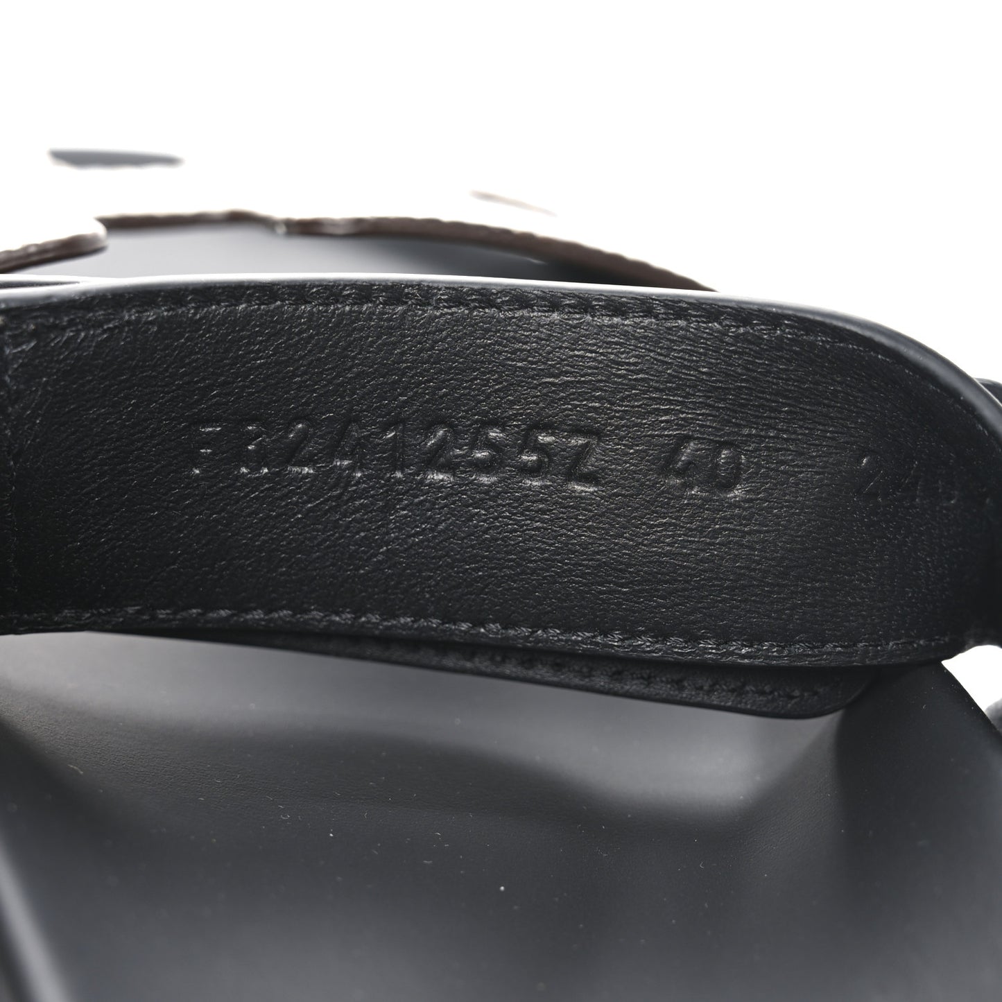 Lizard Calfskin Womens Chypre Sandals 40 Ombre Black