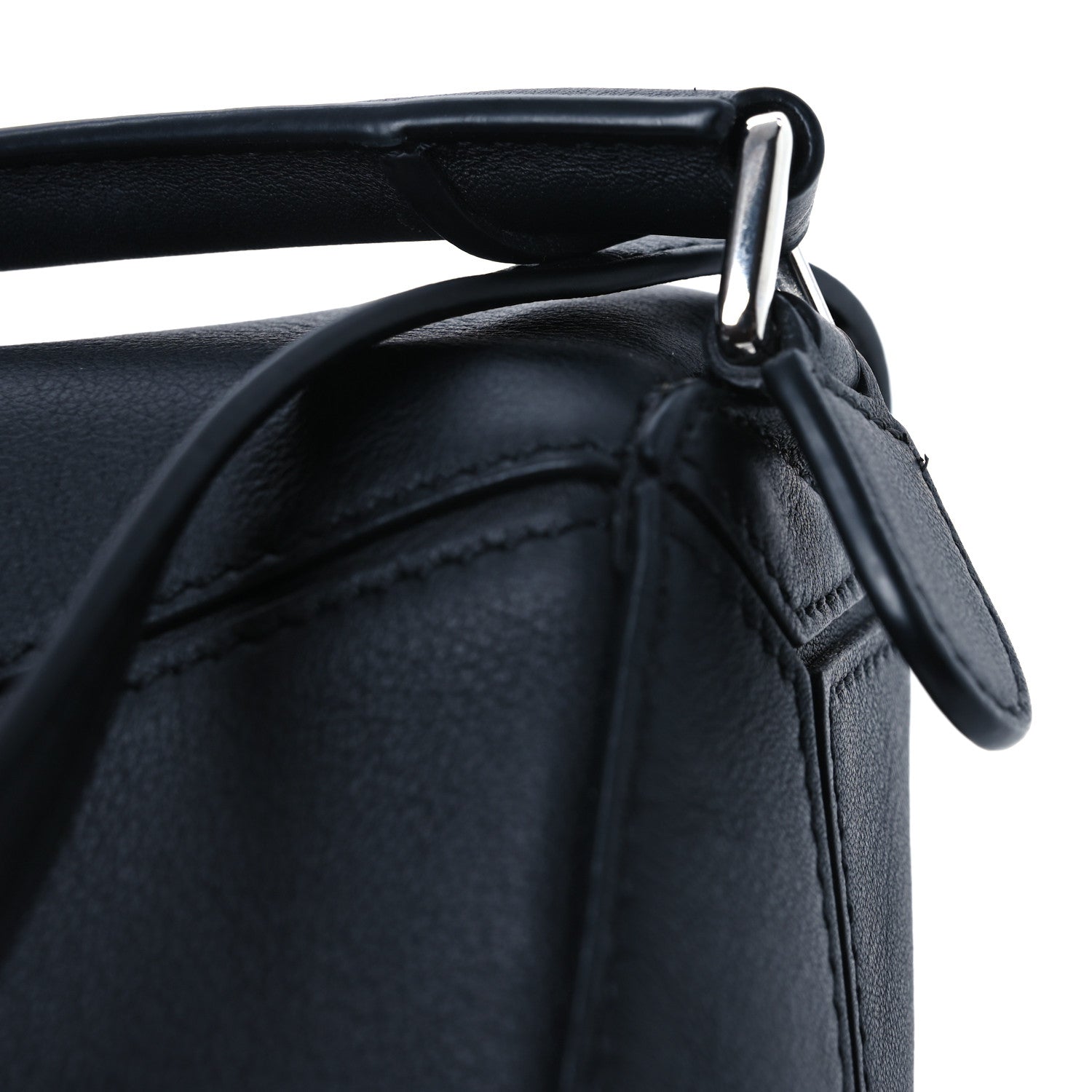 Loewe Calfskin Mini Puzzle Bag Black 13 of 13