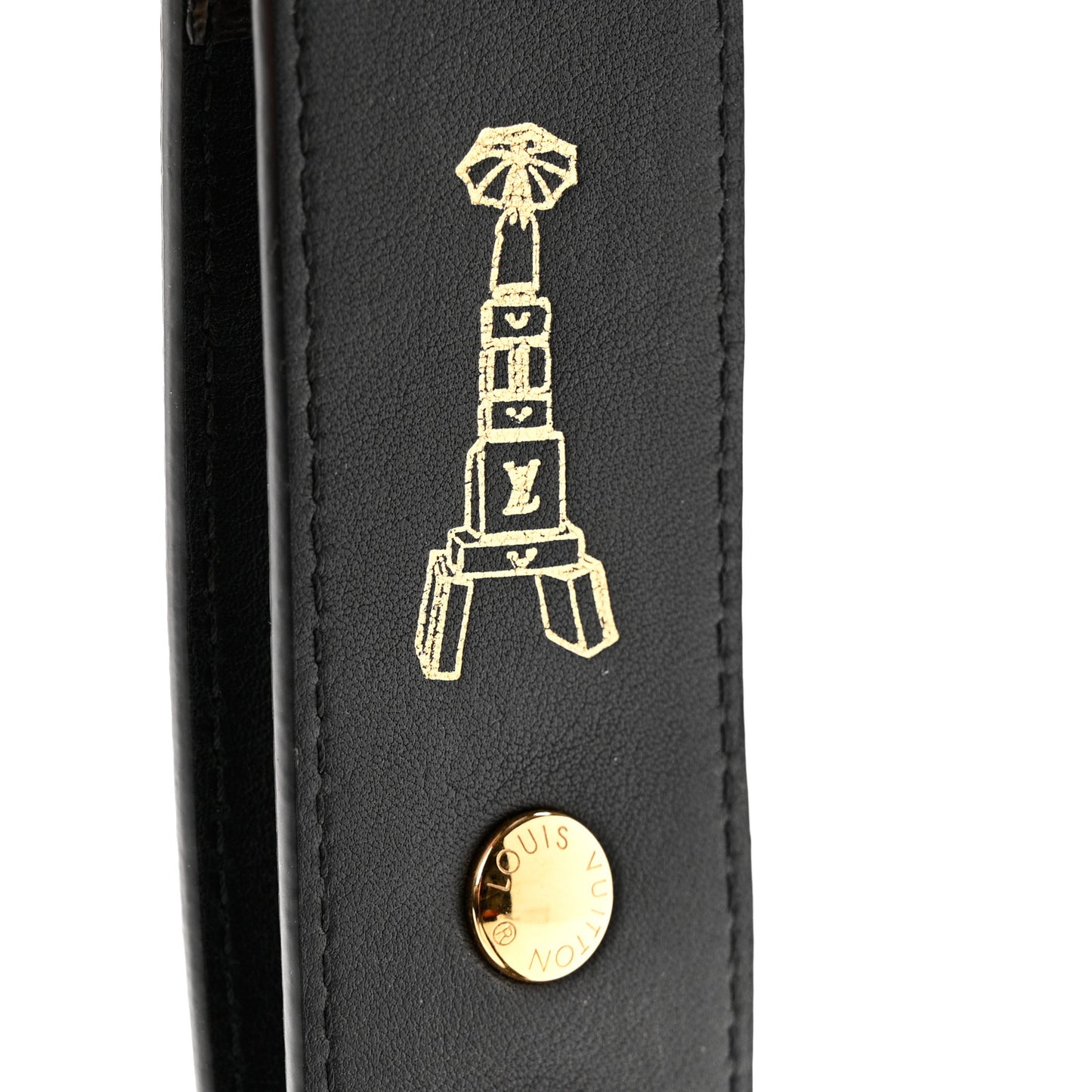 Monogram Adjustable Bandouliere Shoulder Strap Black