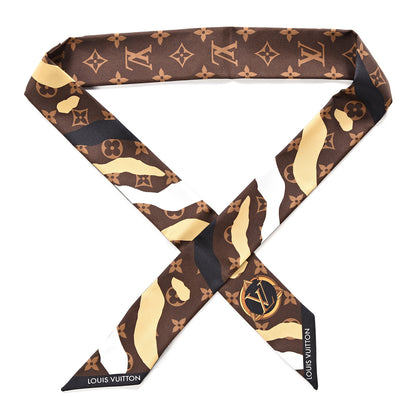 Louis Vuitton X LOL Silk Monogram BB Bandeau Gold Silver 1 of 3