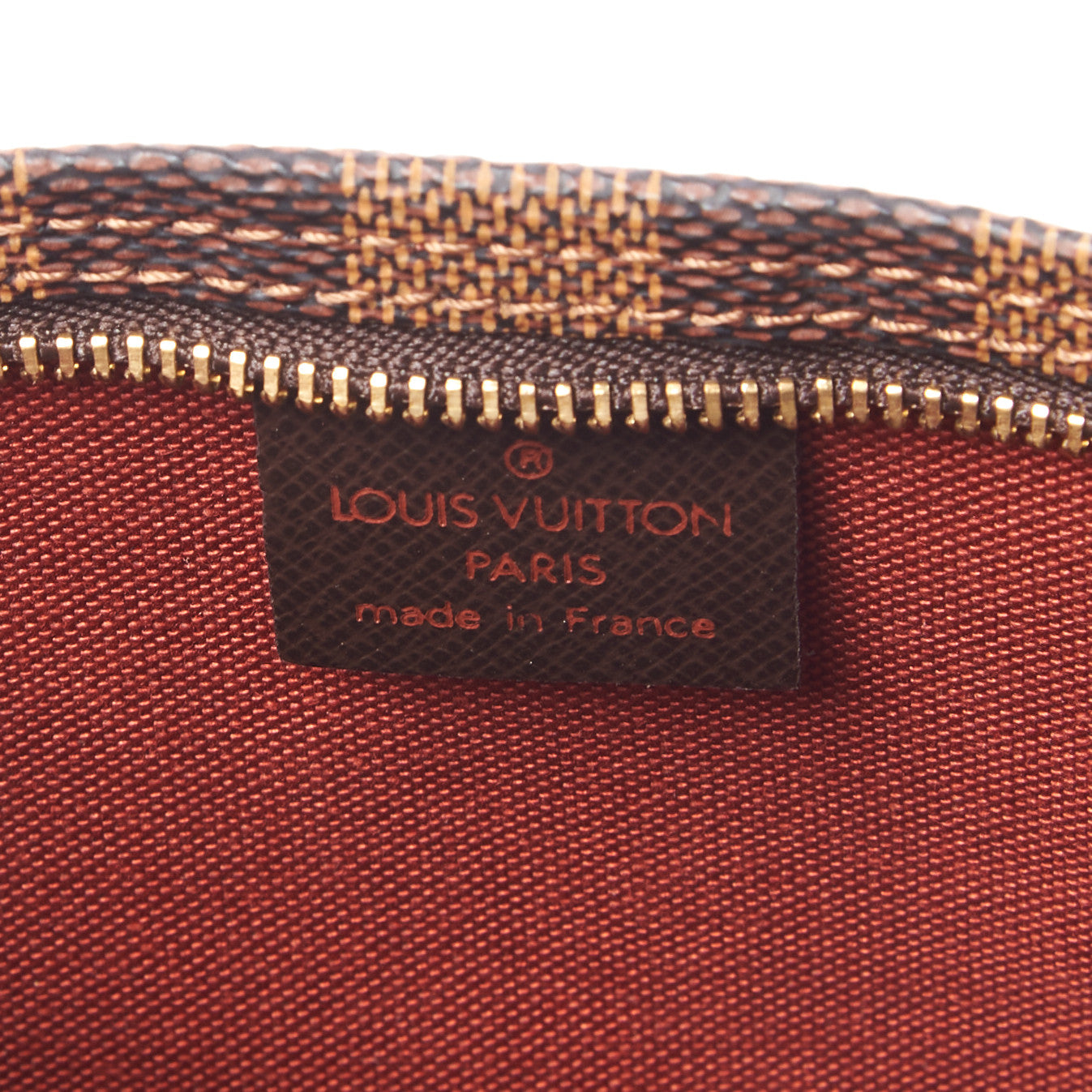 Louis Vuitton Damier Ebene Trousse Make Up Bag Pochette 6 of 8