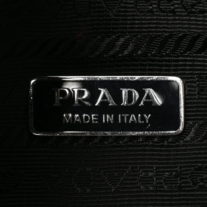 Prada Terry Cloth Mini Re-Edition 2000 Bag Black White Black White 6 of 9
