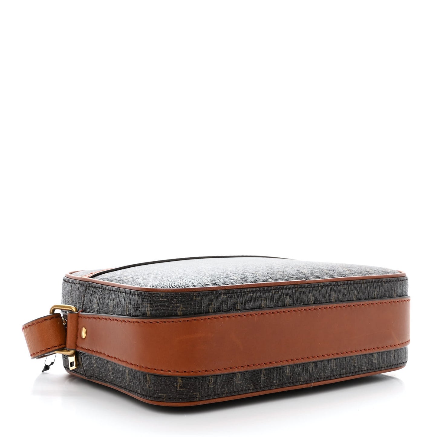 Canvas Smooth Calfskin Le Monogramme Camera Bag Chestnut