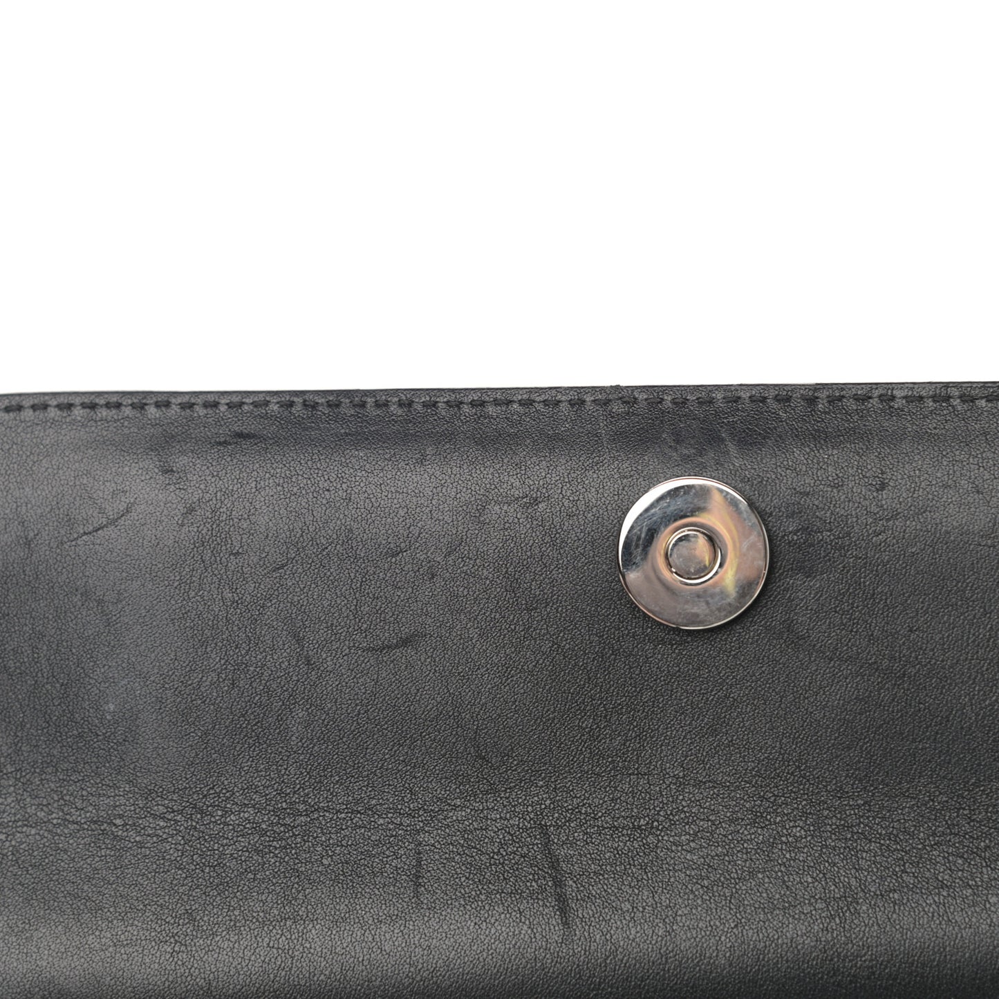 Calf Hair Leopard Print Mini PS11 Classic Shoulder Bag Black