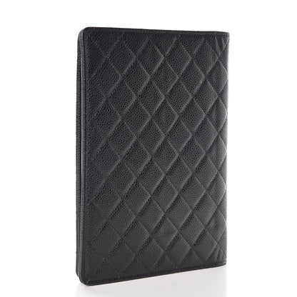 Chanel Caviar Quilted Large Agenda Cover Black 3 of 10